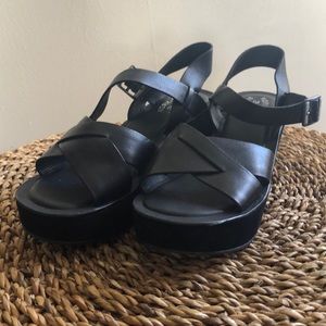 Kork-Ease Leather platforms, size 9 - barely worn!